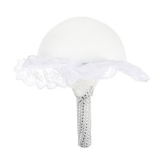 1 PCS Bride Flower Foam Bouquet Holder DIY Floral Handle Wedding Arrangement