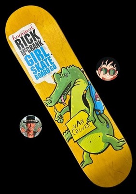 RARE Rick McCrank Huminal Series 2004 Girl Skateboard Deck Andy