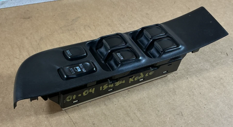 Interruptor de control de ventana maestra del lado del conductor Isuzu Rodeo 2001-2004 641-50919L OEM Foto 3 de 4