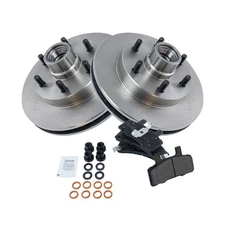 Front Semi-Metallic Brake Pad & Rotor Kit for Chevy GMC Truck Pickup