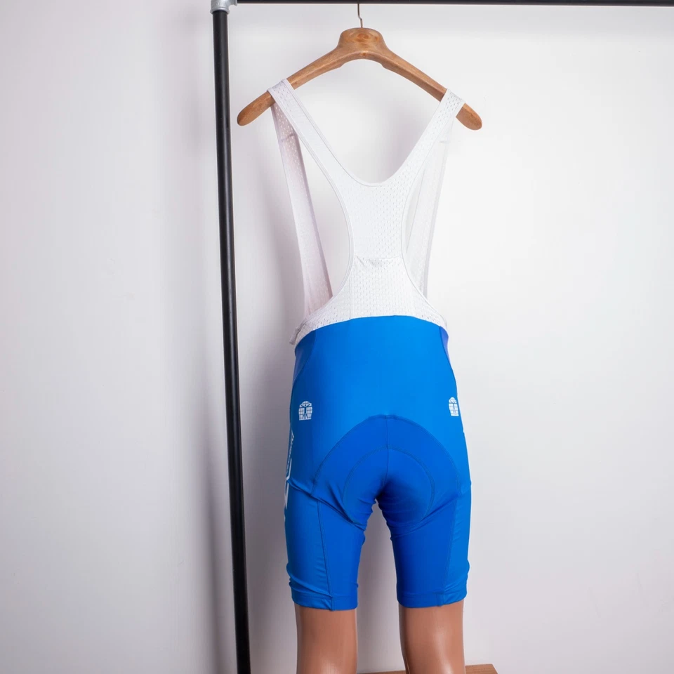 BIORACER Men's Blue / White Cycling Ride Bib Shorts Size 4 / M-L ~ Race Fit - Image 2 of 4