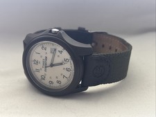 Timex Men's Expedition Camper Brown/Green 39mm Outdoor Watch, Leather  Fabric