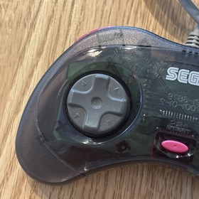 SEGA SATURN Cool Pad Controller Skeleton Black HSS-0101 Boxed from japan Tested