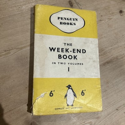 THE WEEK-END BOOK Vol 1 - Penguin Books 1938 No 129 poems poetry Dust Jacket  