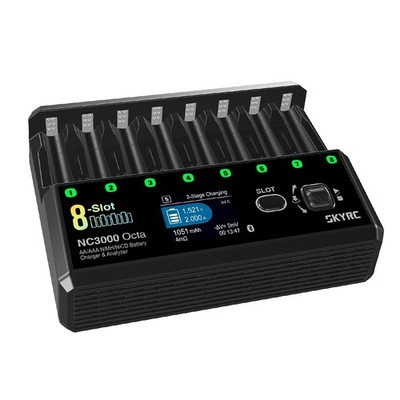 SKYRC NC3000 Octa NiMH NiCD Charger 8-Slot 100-5000mAh AA/AAA