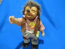 Vintage Steiff Hedgehog Mecki 10" Doll Germany 7627/28