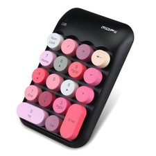 Mofii Wireless Numeric Keypad 18 Keys Retro Round Keycap Mechanical