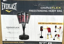 EVERLAST OMNIFLEX FREESTANDING BLACK HEAVY BOXING KICKING BAG  5'7" NEW IN BOX