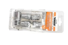 Dorman 712-328 Chrome Wheel Lock Nuts M12-1.50 Bulge Seat Closed End 4 Locks Key