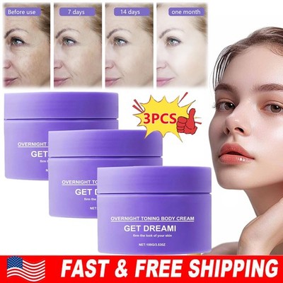 GET-DREAMY Overnight Toning Whip - 100ml NEW Firming Whip That Work While Sleep