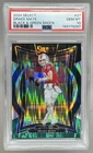9297 Drake Maye 2024 Panini Select #27 Black and Green Shock Concourse RC PSA 10