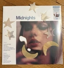 Taylor Swift Midnights Moonstone Blue Vinyl - Hand Signed Photo SEALED w/stars