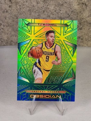 2024-25 Panini Obsidian - T.J. McConnell #38 Electric Etch Caldera Pacers