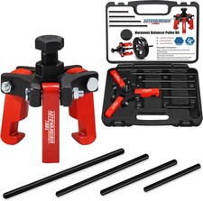 Harmonic Balancer Puller With Adjustable 3-jaw Puller Kit Forcing Screw Fits A