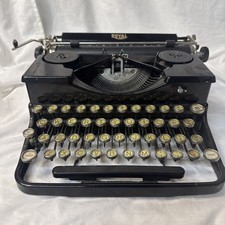 Máquina de escribir manual Royal Standard 1934 de colección modelo temprano O llaves de vidrio escritor de oficina