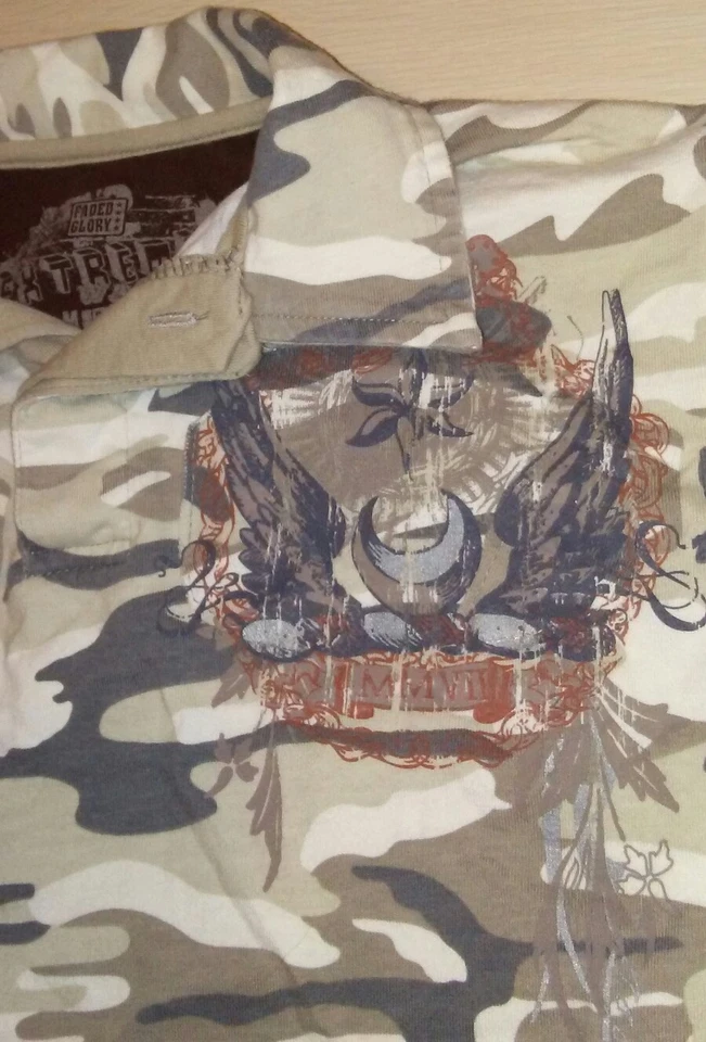 Boys Short Sleeve Camouflage Shirt Size Medium Faded Glory A11 - Image 4 of 4