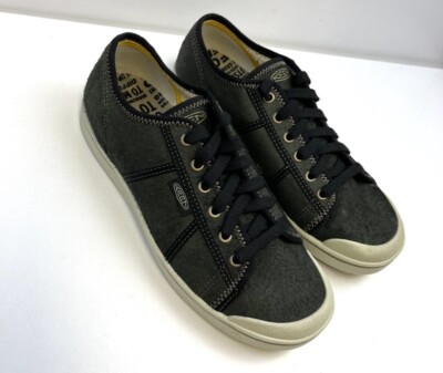 Keen Eldon Harvest Sneaker Lea Herren - Gr. 42 - schwarz/silber