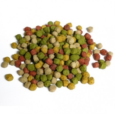 15 kg Koifutter Basic-Mix 4 Sorten Multi-Mix Hochwertiges Fischfutter 6 mm