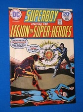 SUPERBOY 201 - FINE 6.0 - 1974 LEGION OF SUPER-HEROES - 1st WILDFIRE
