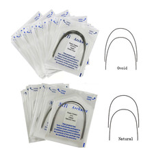 100PCS Dental Orthodontic Niti Arch Wire Natural Ovoid Arches Round Rectangular