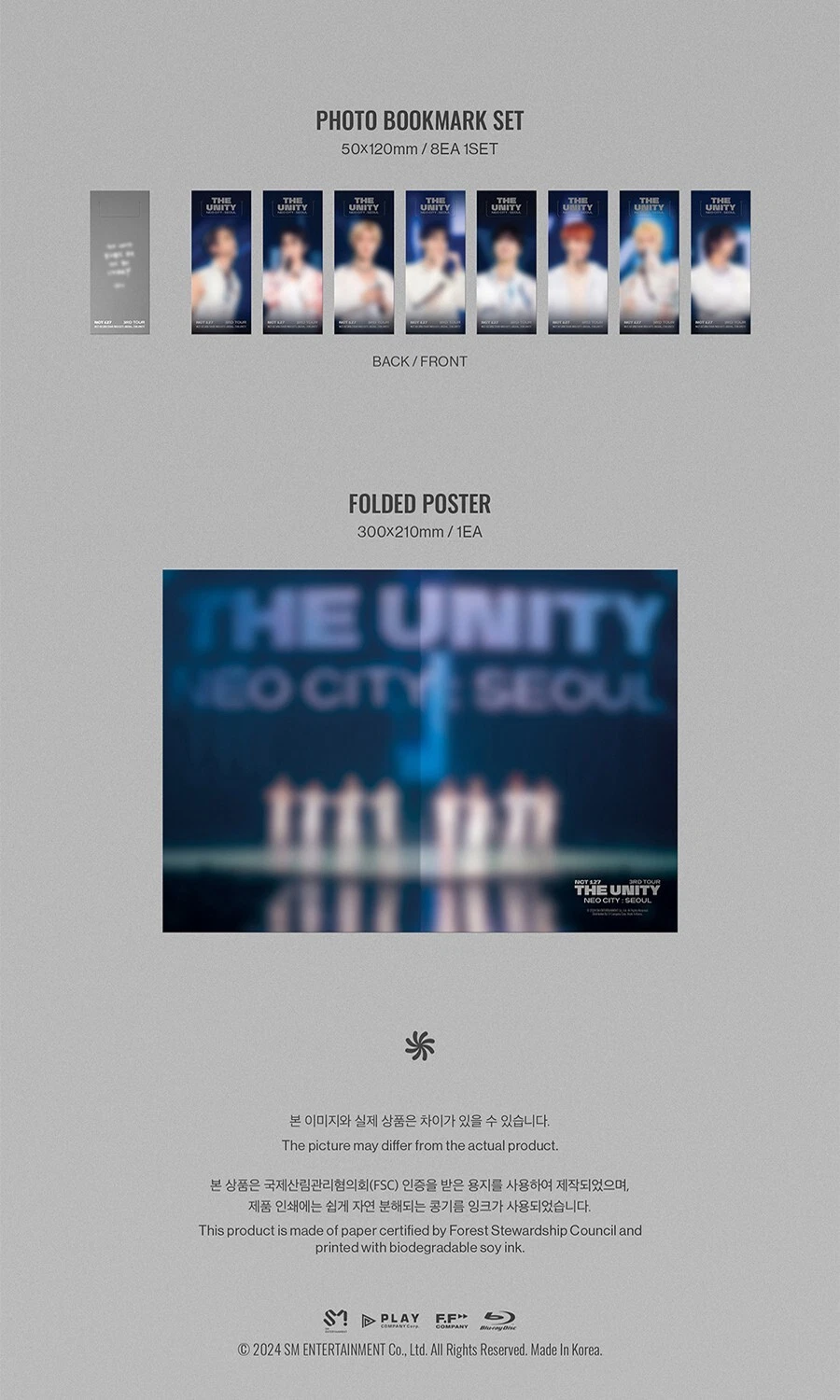 NCT 127 3RD TOUR [NEO CITY:SEOUL-THE UNITY] BLU-RAY/Book+Card+8