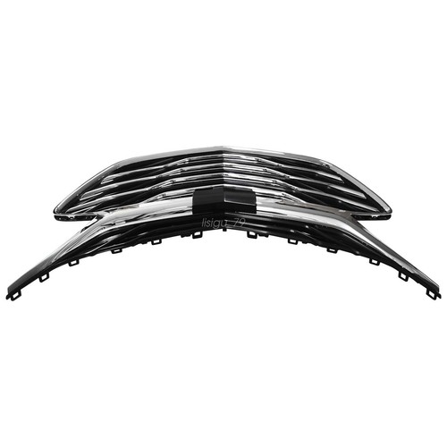3PCS Chrome Front Grille Upper Lower Grill For Chevrolet Malibu 2019 2020-2023 - Picture 5 of 15