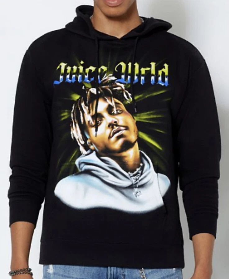 Juice WRLD 999 CLUB Hoodie Sweatshirt Black Sz Small Licensed Merchandise  EUC