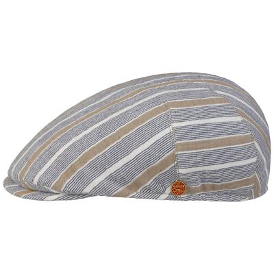 MAYSER Sidney Stripes Cotton Flatcap Schirmmütze Schiebermütze Mützen