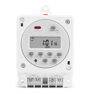 CN101E Weekly Programmable Timer Switch 16A Time Relay Switch  12V 220V AC