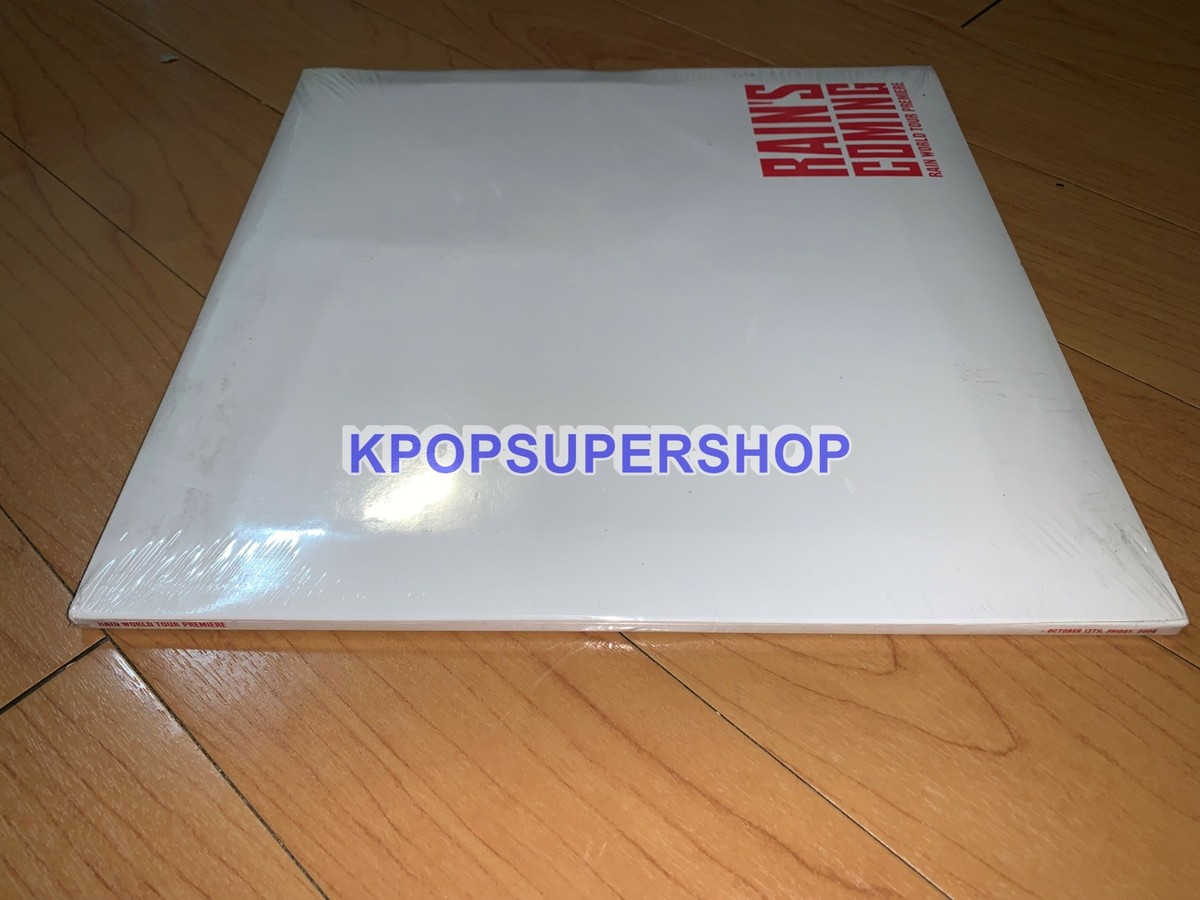 Rain Rain's Coming World Tour Premiere 2 DVD New Sealed Rare