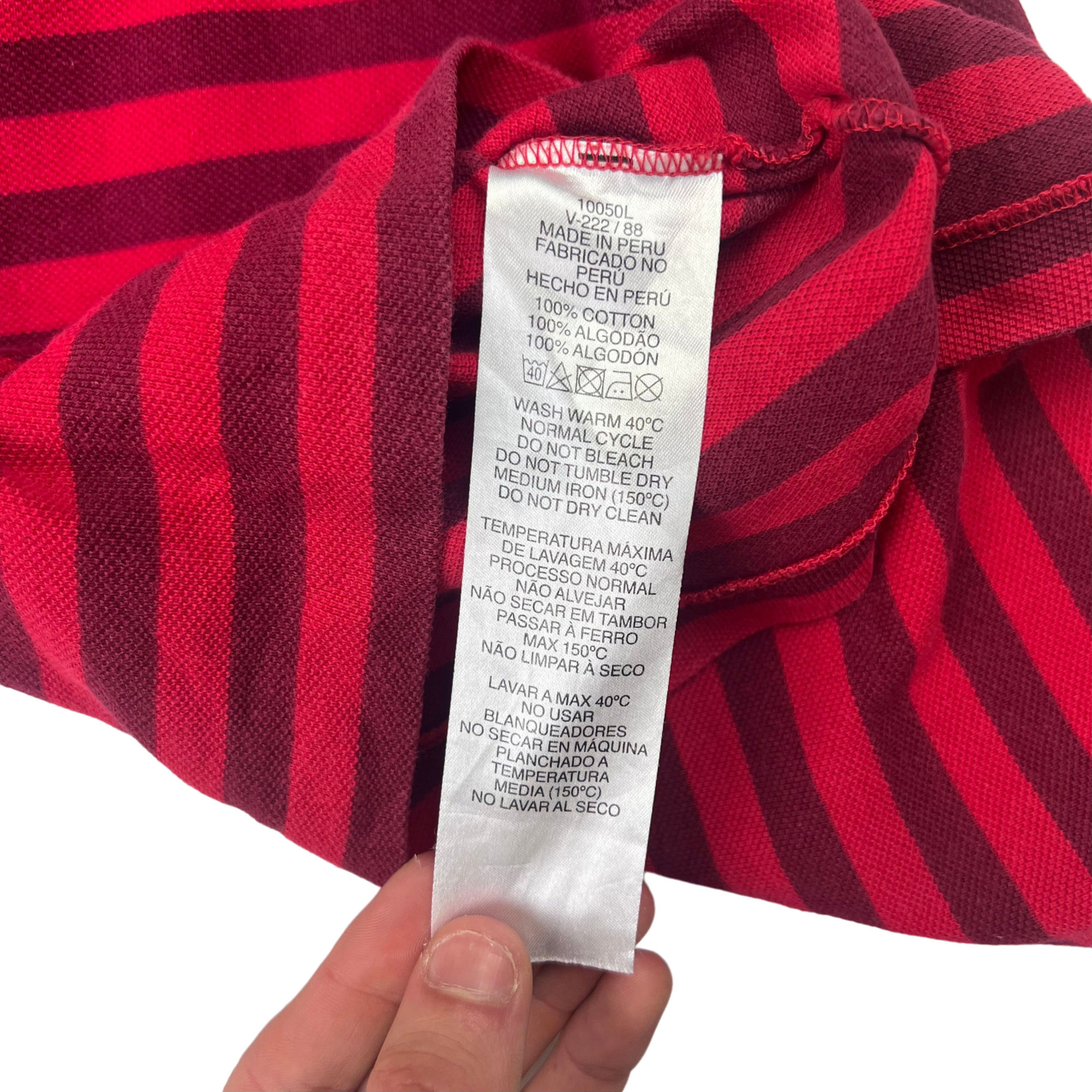 Lacoste Regular Fit Striped Polo - XS image 6