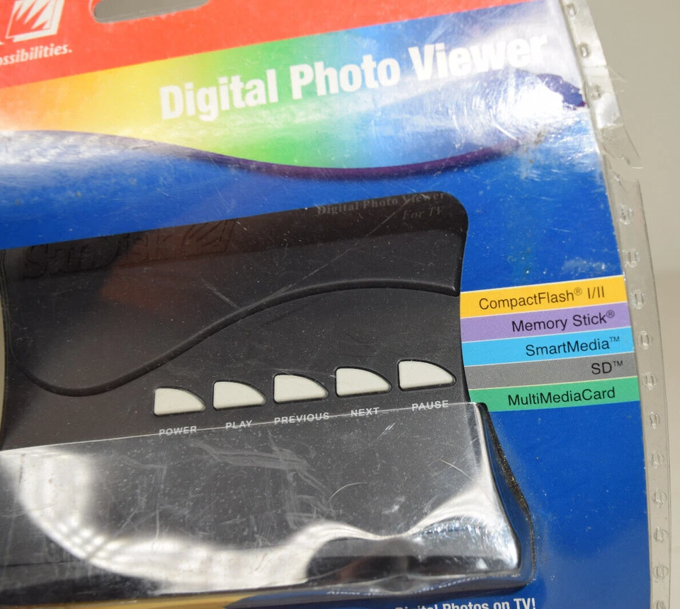 SanDisk Digital Photo Viewer Card Reader for TV/SDV1-A NEW Sealed with REMOTE  - Image 4 of 4