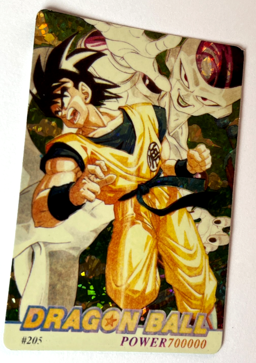 1997 DRAGON BALL Z Card #205 GOKU FRIEZA VTG Foil Variant | eBay