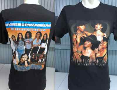 Fifth Harmony Reflection Tour 2015 Black 2-Sided Small T-Shirt 
