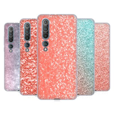 OFFICIAL PLDESIGN SPARKLY CORAL SOFT GEL CASE FOR XIAOMI REDMI PHONES
