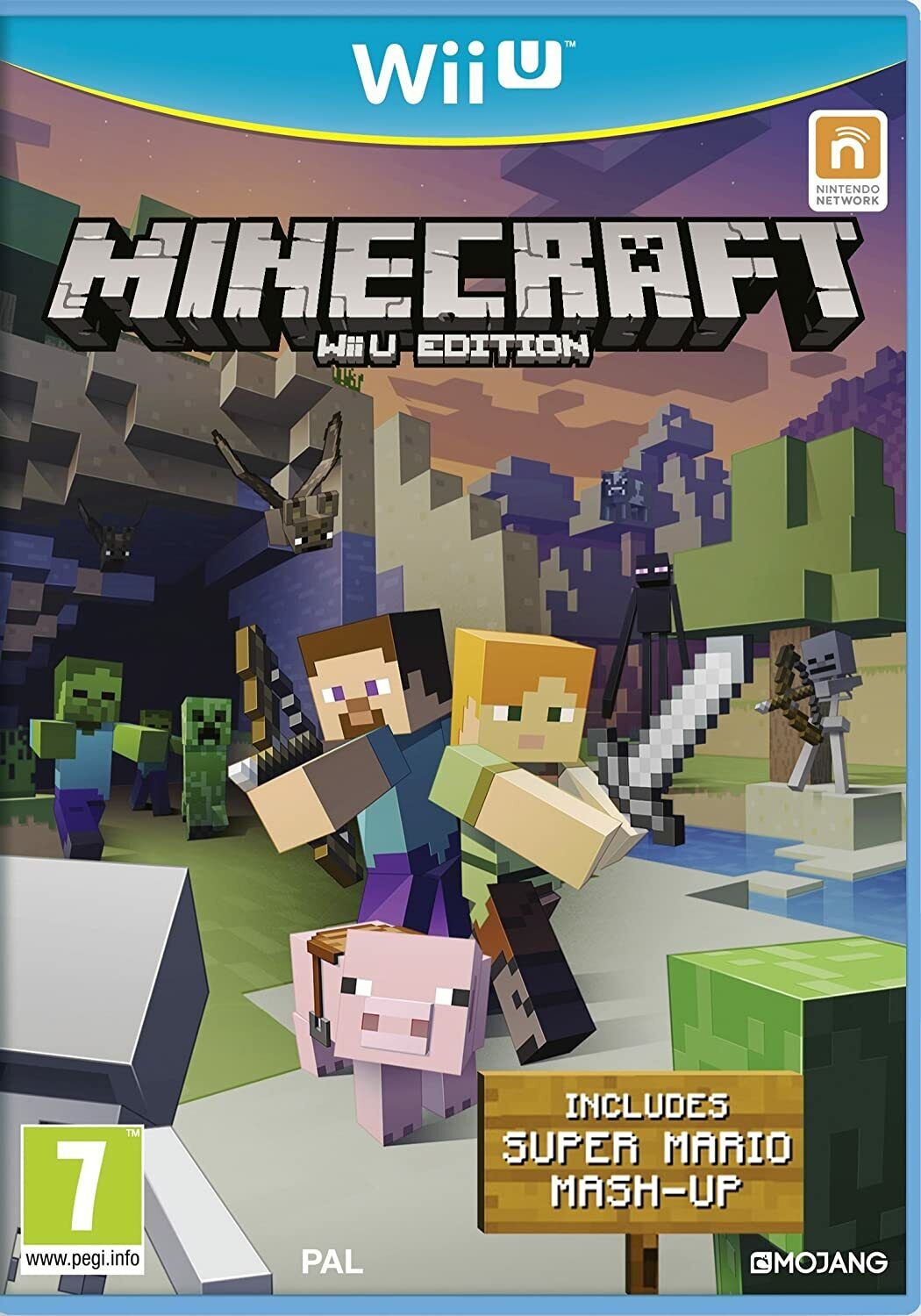 SM64 Box Art, but It's Minecraft