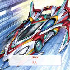 Yu-Gi-Oh Deck F.A. FA Stella Brillante GT Dragster dell'Alba Oscurità Vincitori