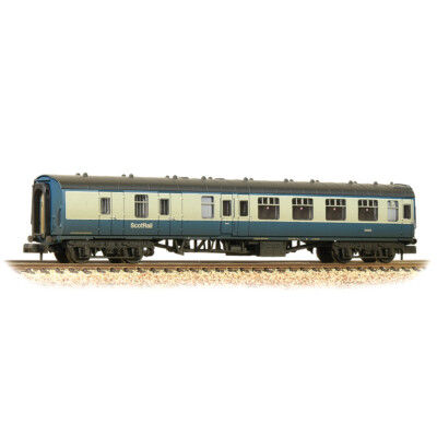 Graham Farish 374-197 Spur N BR Mk1 Brake Second Corridor BSK Blue & Grey Scotr