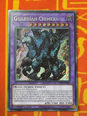 YUGIOH WÄCHTERCHIMÄRE SECRET RARE NM RA02-DE023