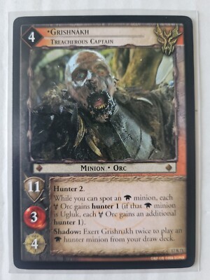 LOTR TCG ROS Rise of Saruman Grishnakh T Captain 17R71 M/NM