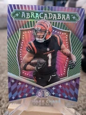 2024 Panini Illusions - Ja'Marr Chase ABRACADABRA Emerald - Bengals Green #16