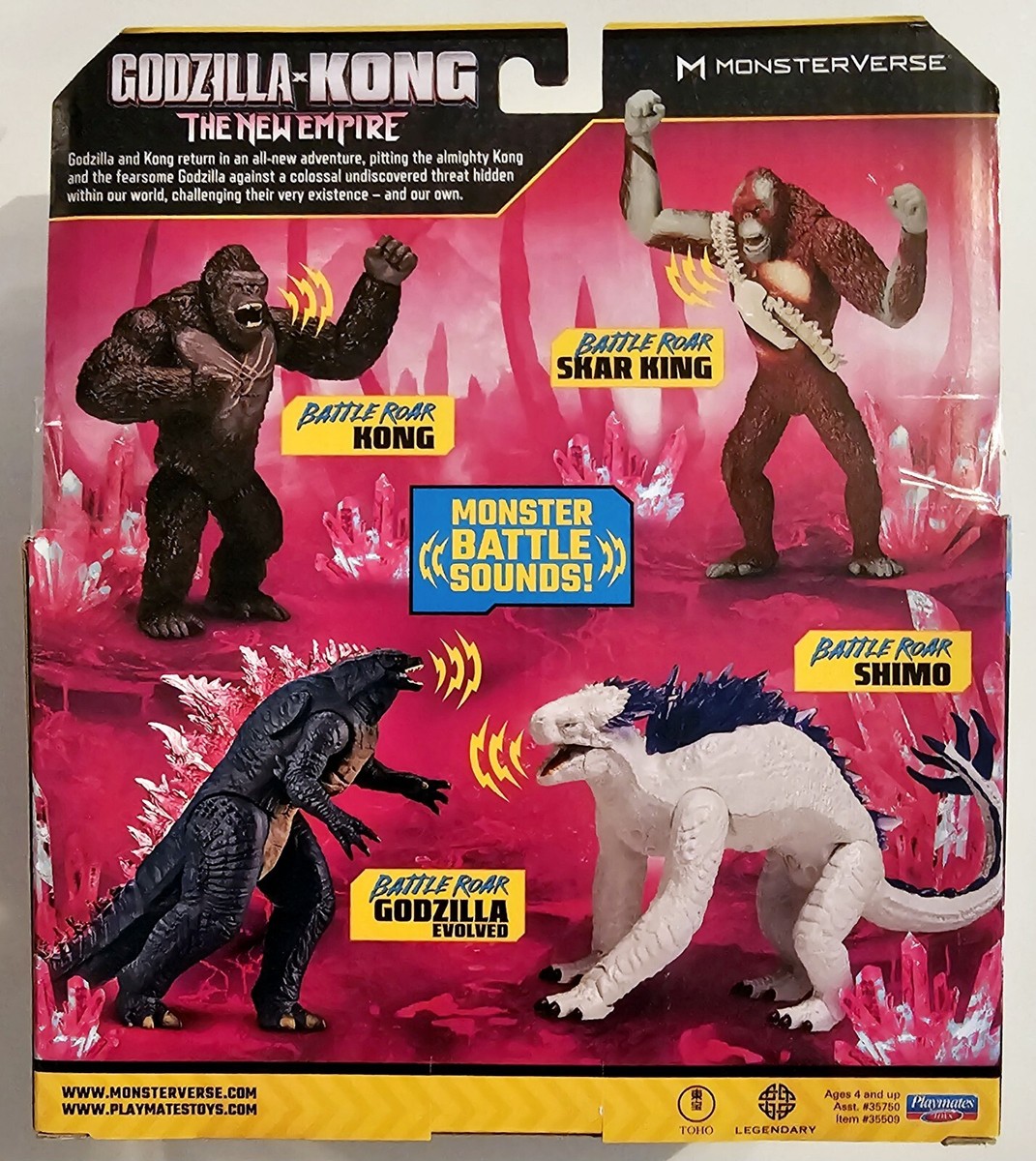 MONSTERVERSE GODZILLA x KONG THE NEW EMPIRE BATTLE ROAR MONSTERVERSE GODZILLA x KONG THE NEW EMPIRE BATTLE ROAR