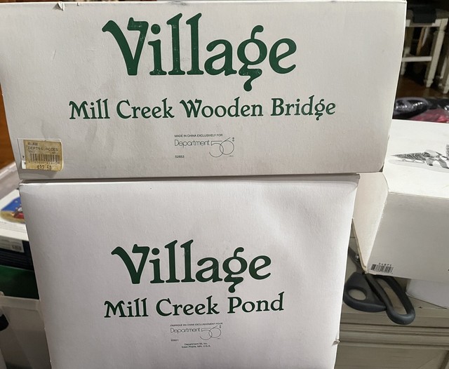 Department 56 Heritage Village Mill Creek Pond 52651 for sale online