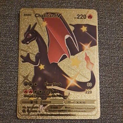 what is a gold pokemon card worth Black Star Promo Charizard V Pokémon 079/073 this card is the perfect way to showcase your collection. pokemon pikachu gold card value