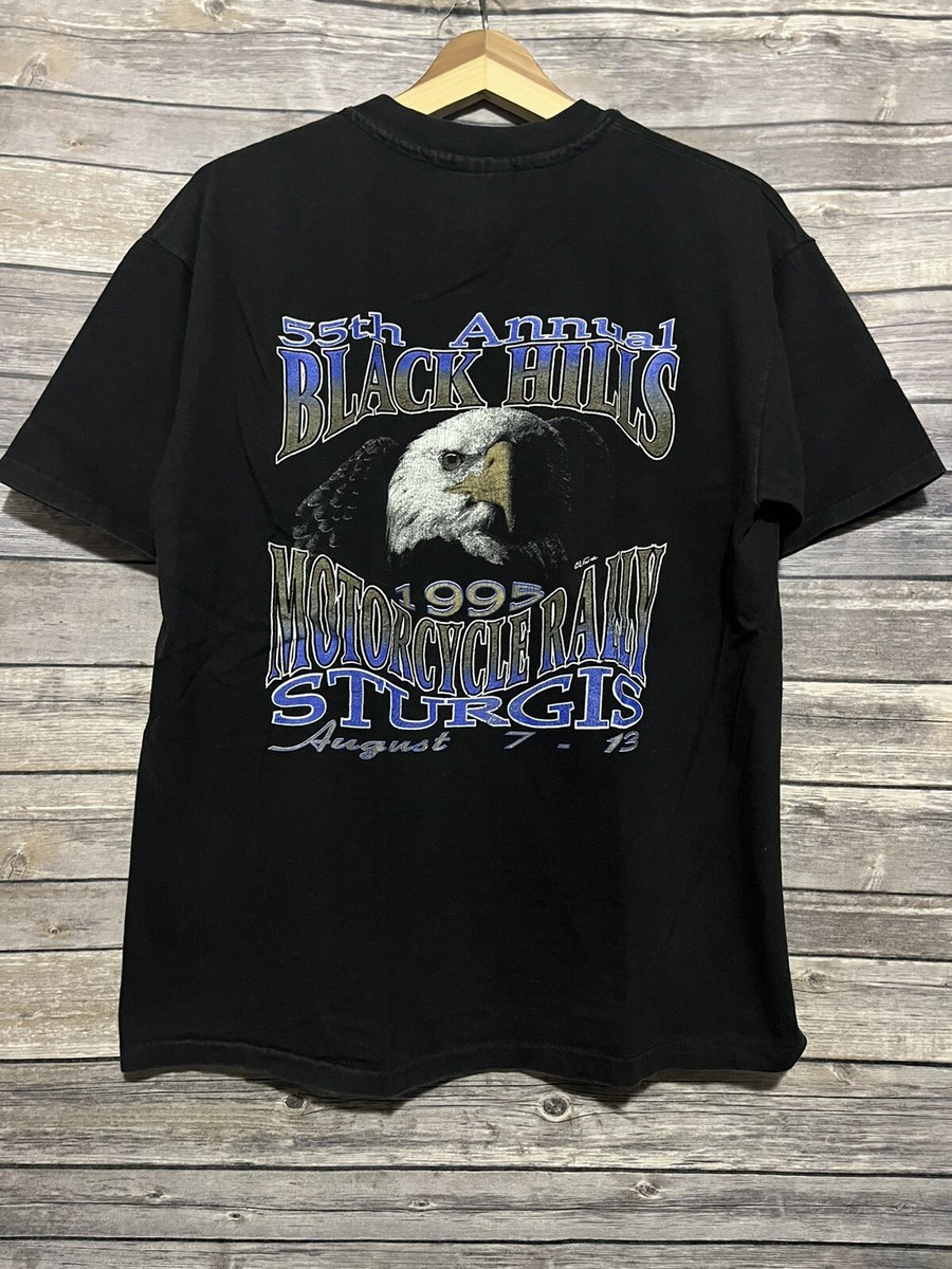 Vintage Harley Davidson Black Hills Sturgis 1995 55th Annual Mens