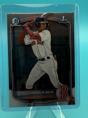 FRANKLIN ARIAS 2025 Bowman Chrome 1st Bowman Rookie #BCP-67 Boston 