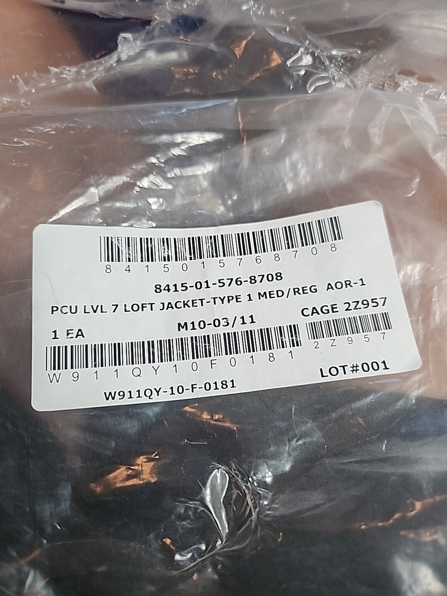 New Halys Sekri PCU L7 Level 7 Type 1 Loft Jacket Medium R New Halys Sekri PCU L7 Level 7 Type 1 Loft Jacket Medium R