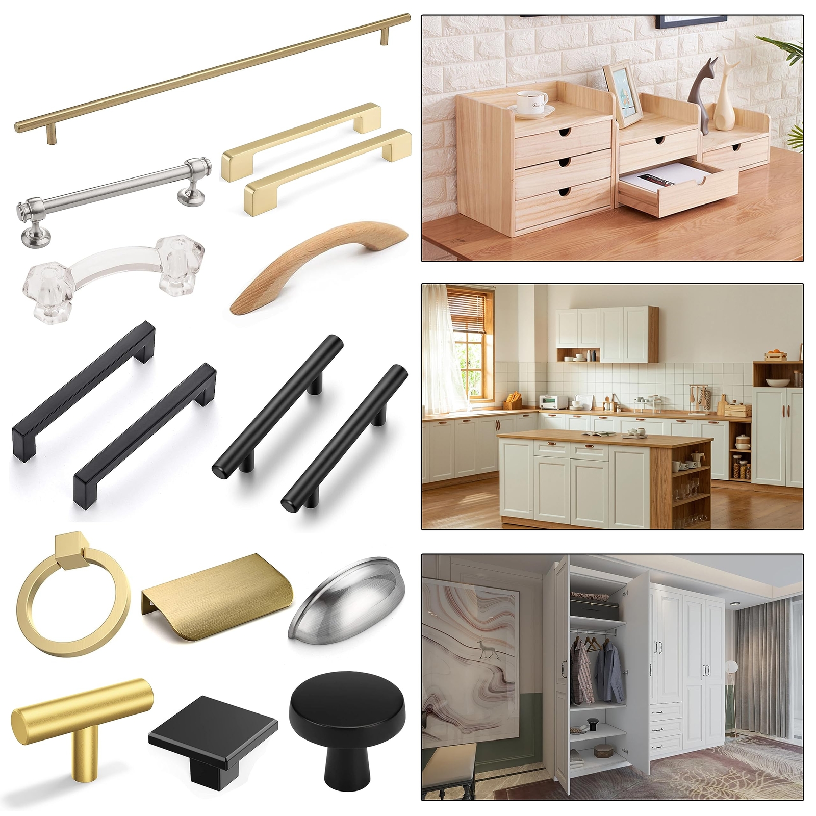 Cabinet Hardware Doweling Jig, Adjustable Cabinet Handles Install Template Tool,