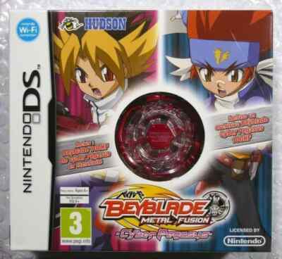 DS Pack Beyblade Metal Fusion Cyber Pegasus 100HF Exclusive Top Hasbro 2009