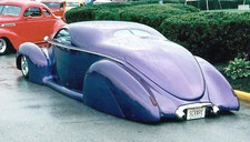 Ford Mercury Merc Chopped Hot Rod Custom Built 118 Scale Metal Body Model Car